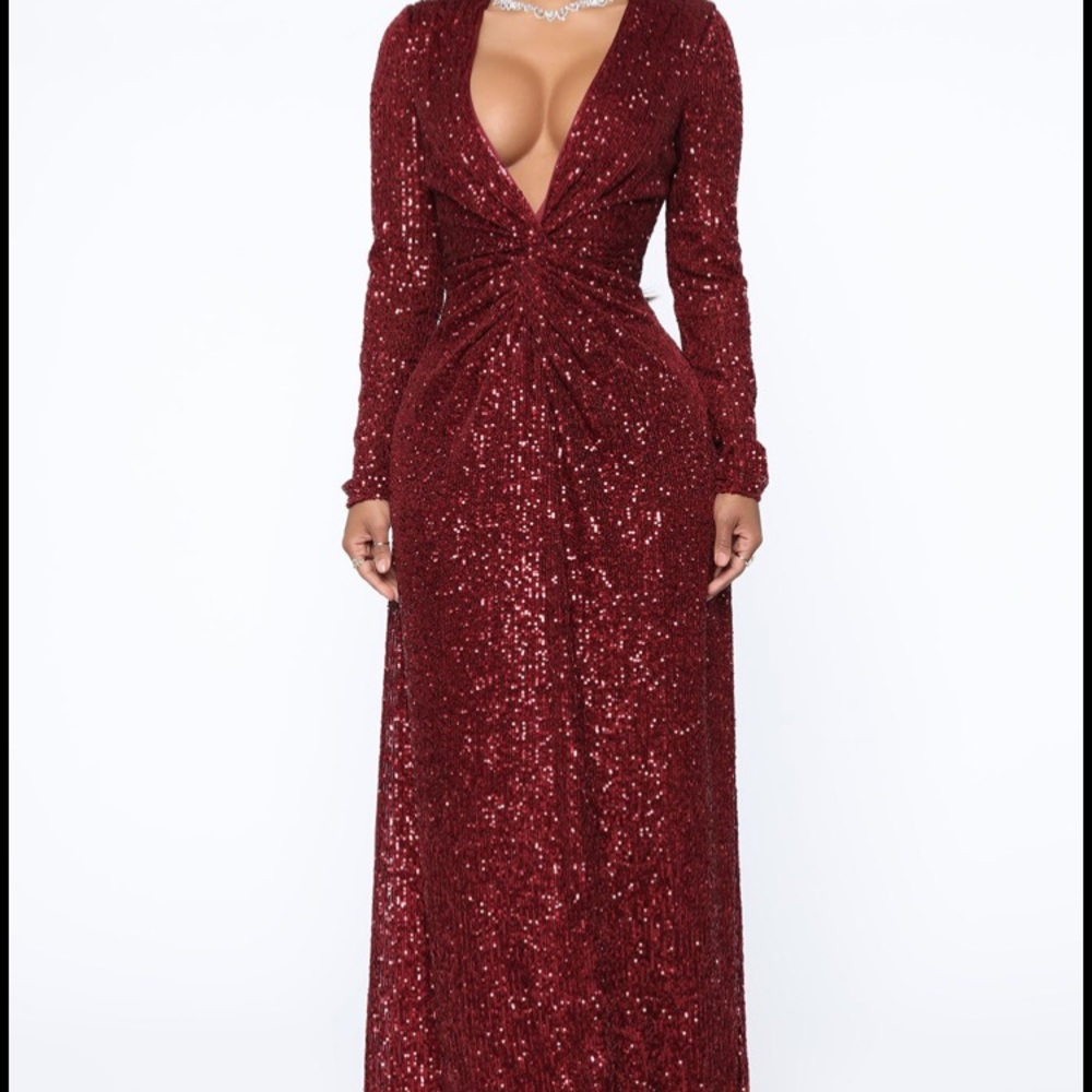 Sequin maxi dress